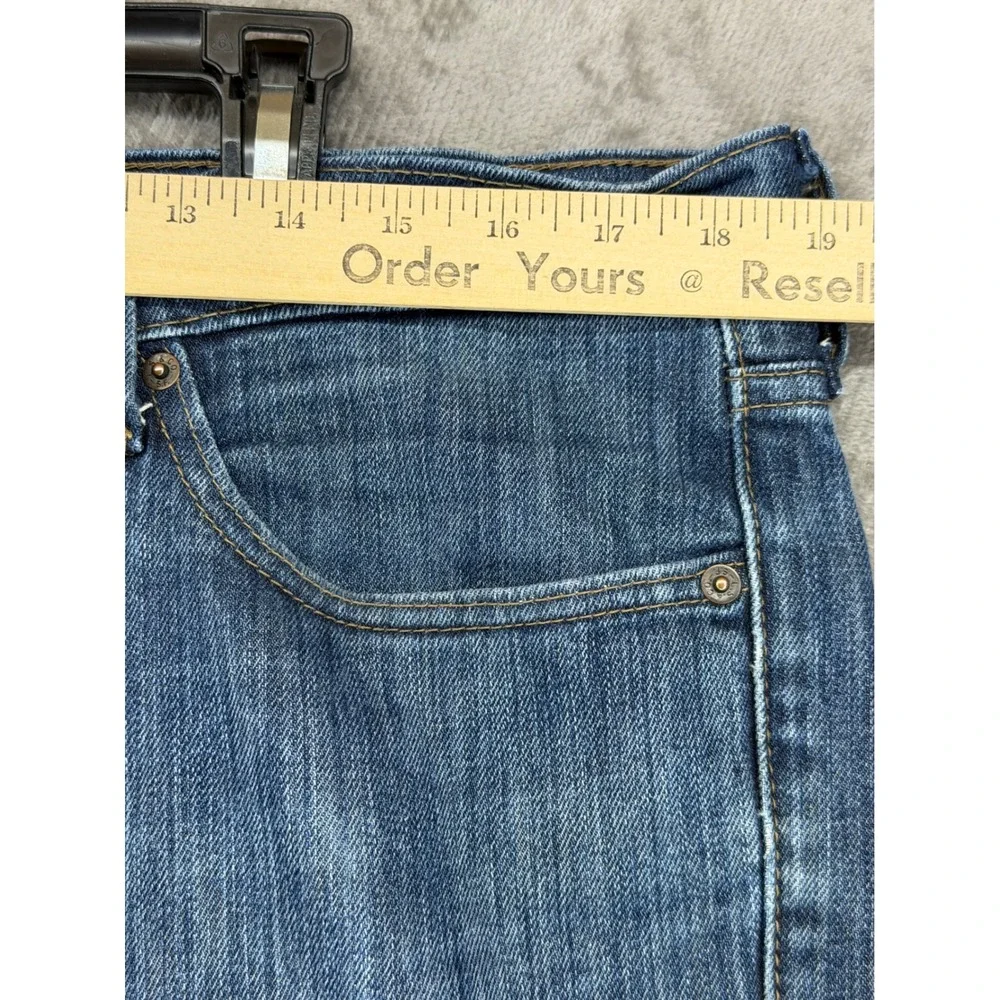Levis 511 Slim Fit Jeans Mens 36x32 Blue Medium Wash Stretch Denim 04511-1150
